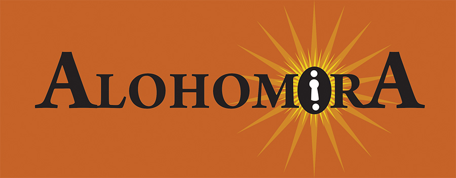 Alohomora text design