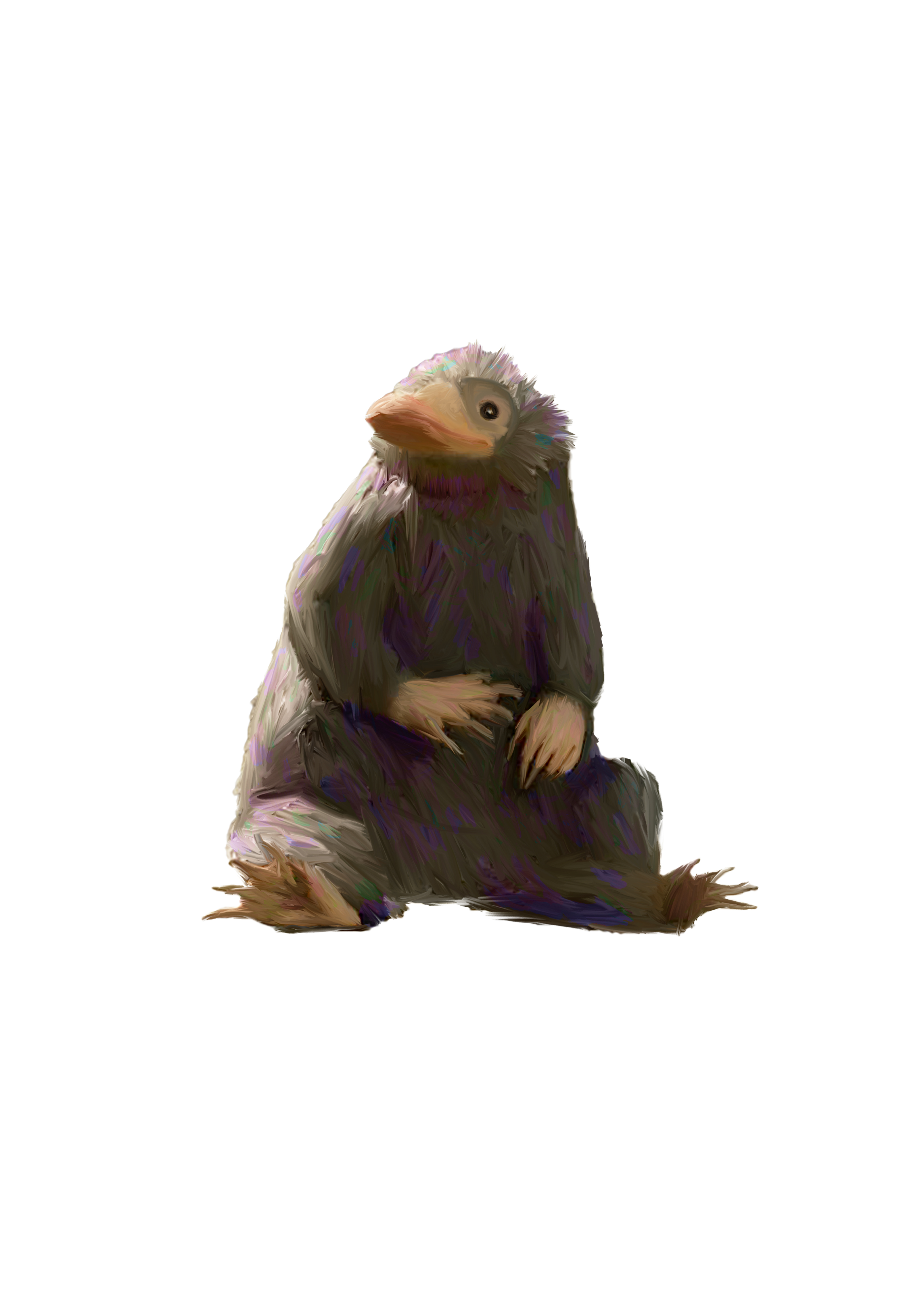 Photo illustration of a niffler