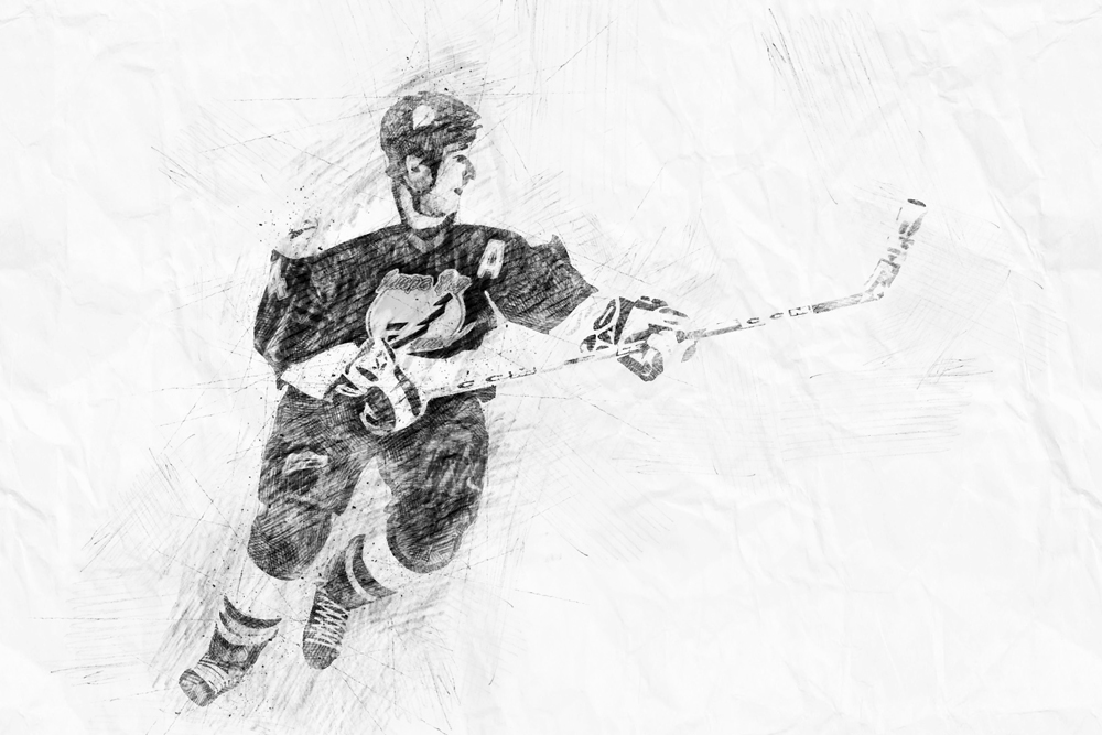 Photo illustration of Vincent Lecavalier of the Tampa Bay Lightning